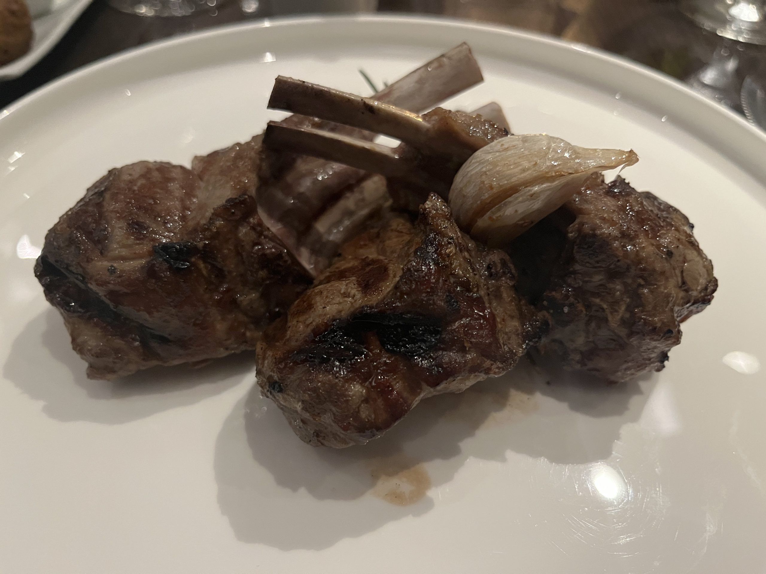 Lamb Chops from Fahrenheit 555 on Carnival Celebration