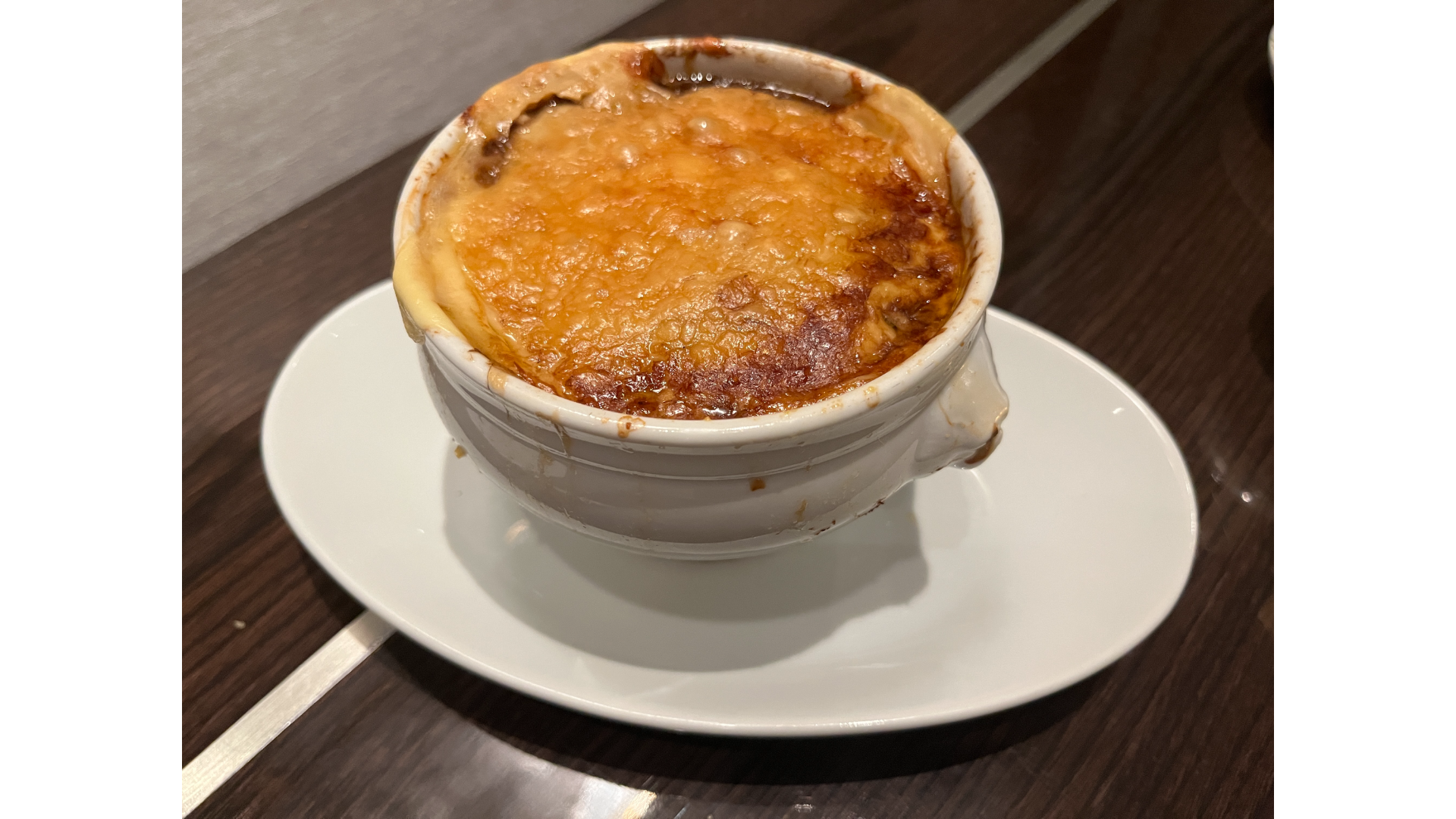 French Onion Soup from Fahrenheit 555 on Carnival Celebration