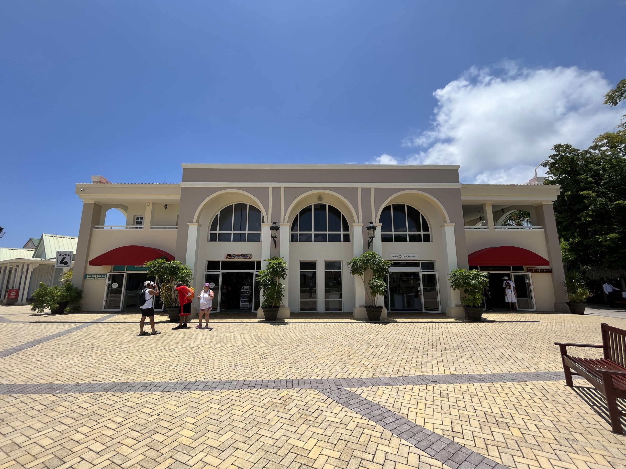 Port and shopping area at Amber Cove