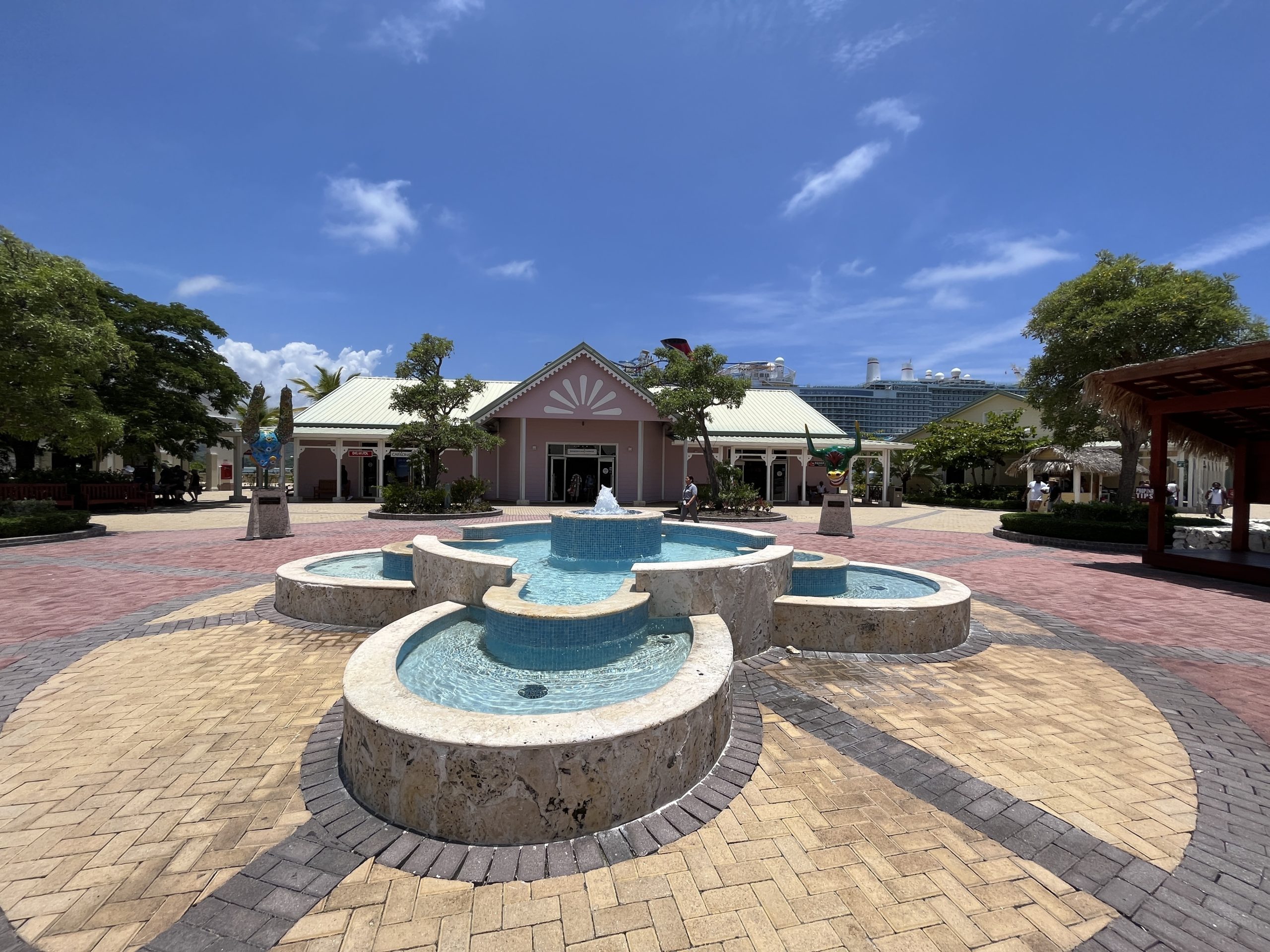 Port and shopping area at Amber Cove