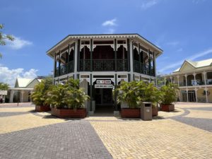 Port and shopping area at Amber Cove