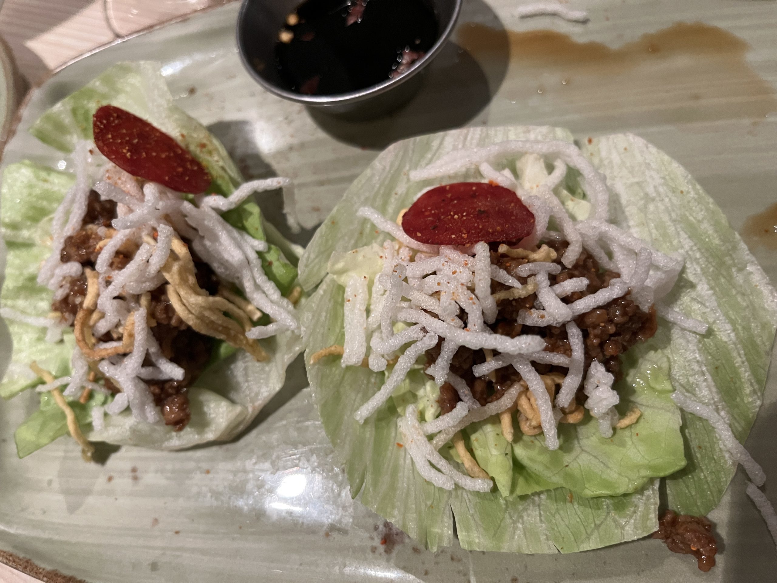 Lettuce Wraps from ChiBang! on Carnival Celebration