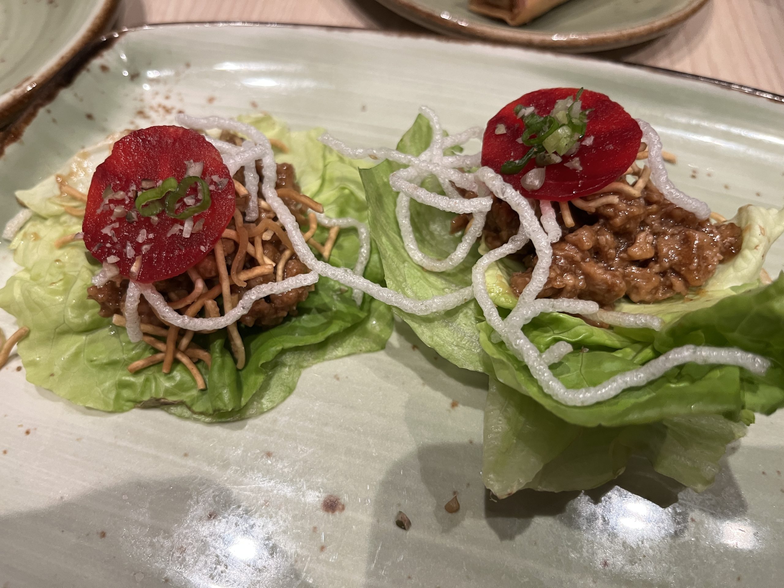 Lettuce Wraps from Chibang! on Carnival Celebration