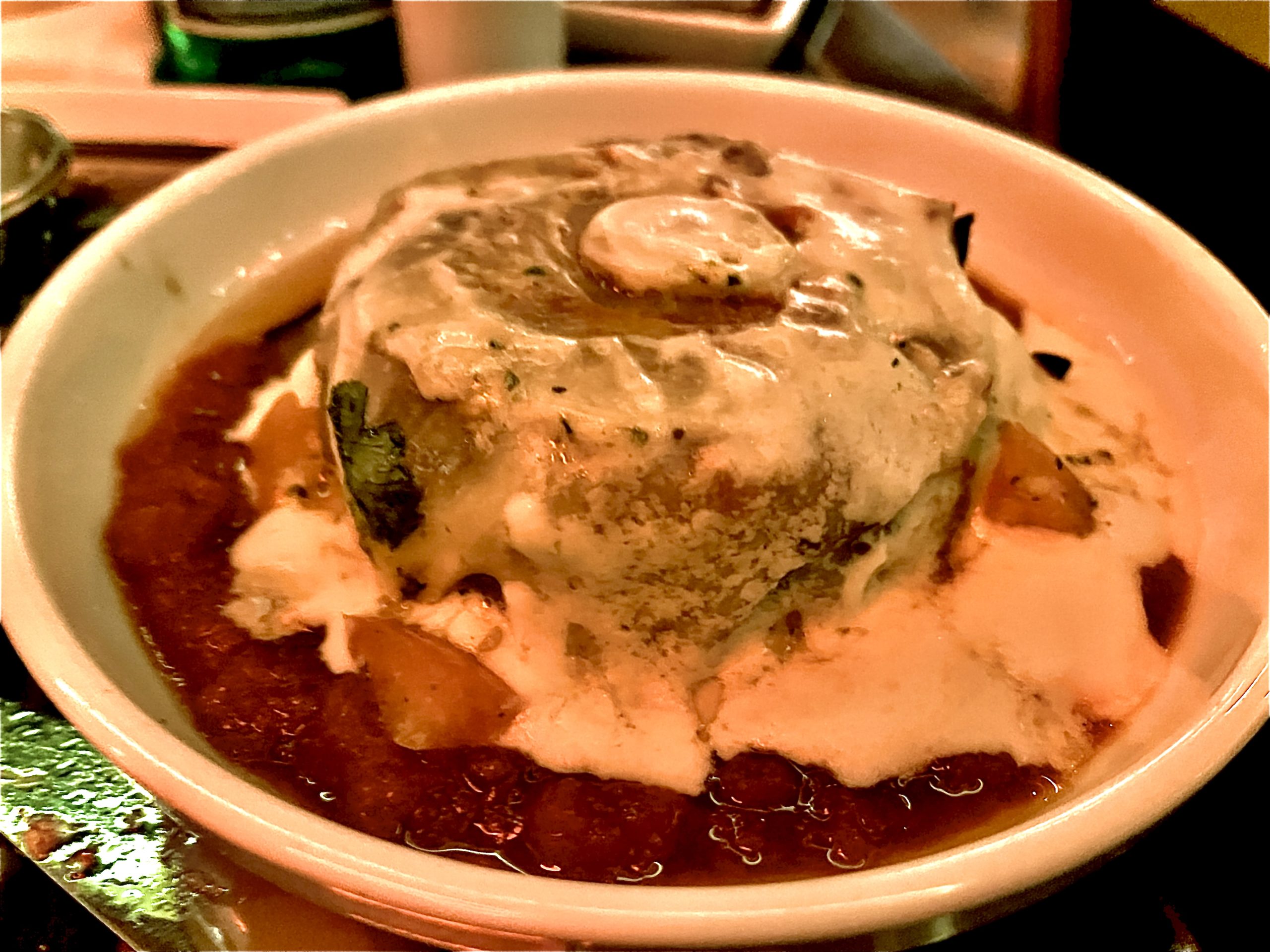 Eggplant Parmigiana from the main dining room on Carnival Celebration