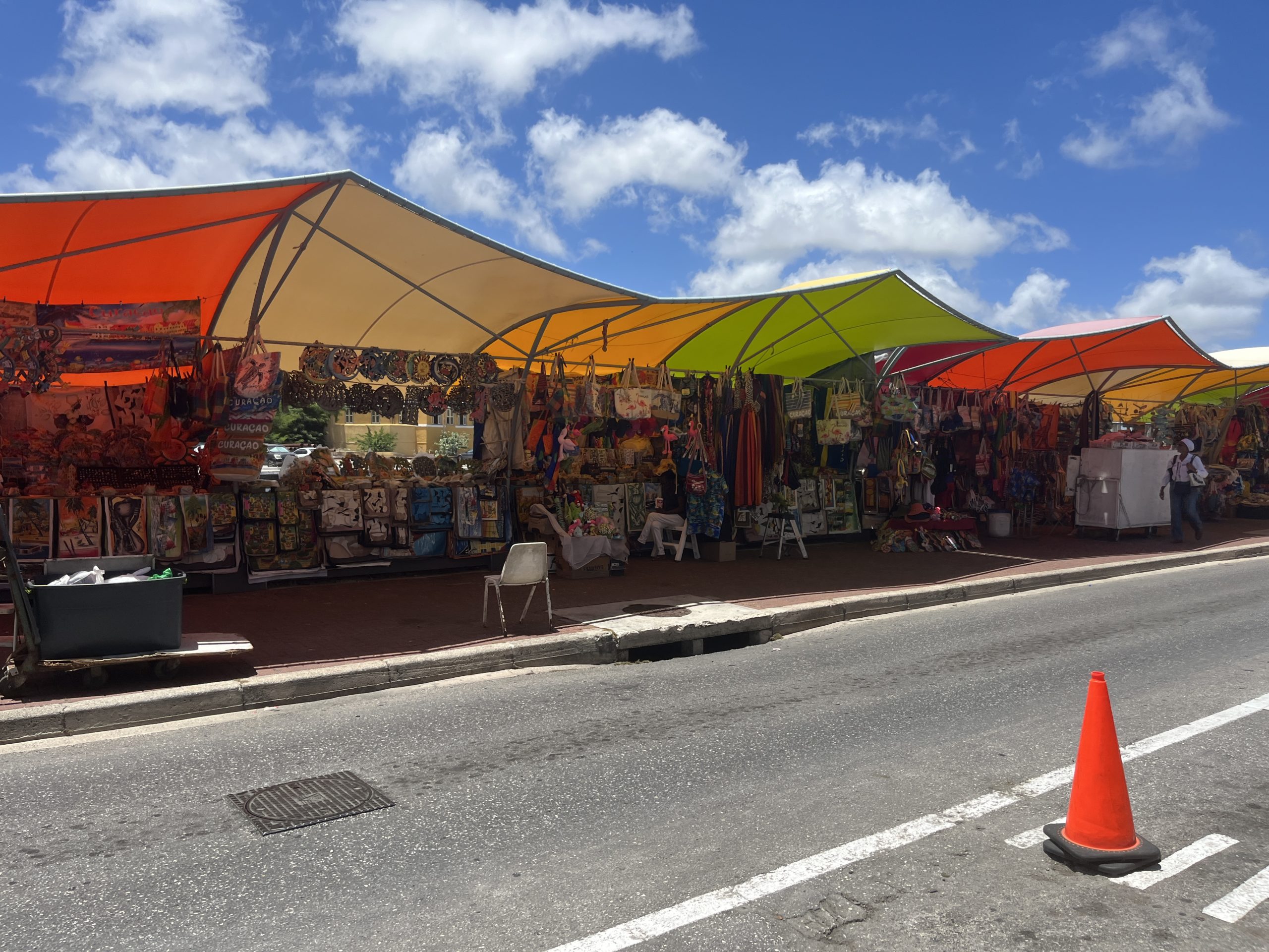 A street market in Curacao