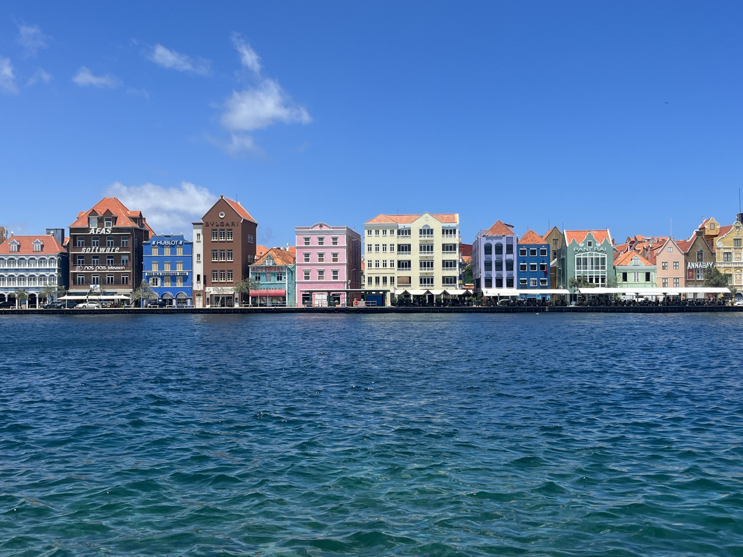 A postcard-worthy view of Curacao and one of the first things you see when you leave the ship