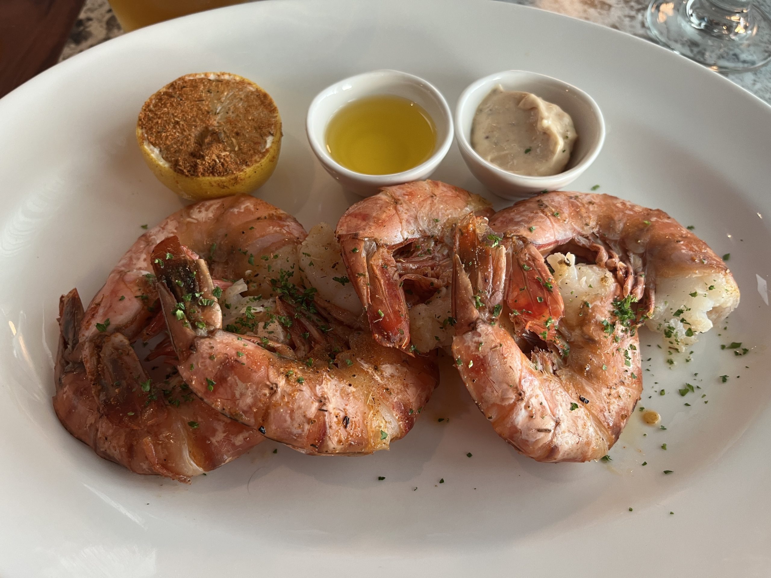 Steamed Shrimp from Emeril's Bistro 1397 on Carnival Celebration