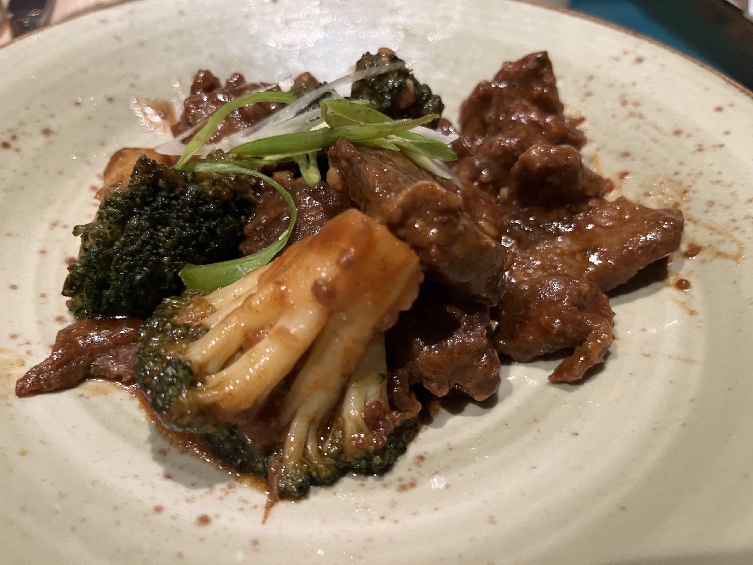 Beef and broccoli from Chibang! on Carnival Celebration