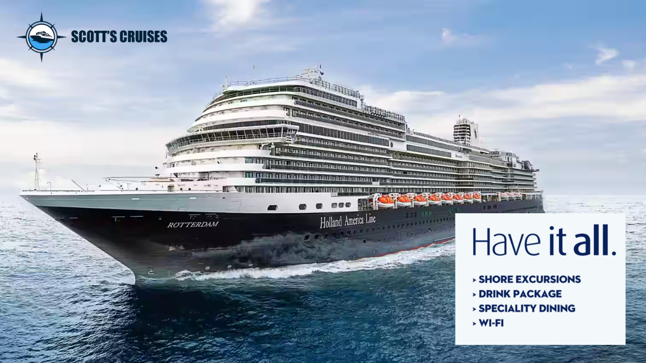 holland america alaska cruise have it all package