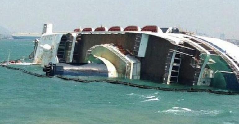 The former Sun Princess capsized in Thailand and subsequently been scrapped