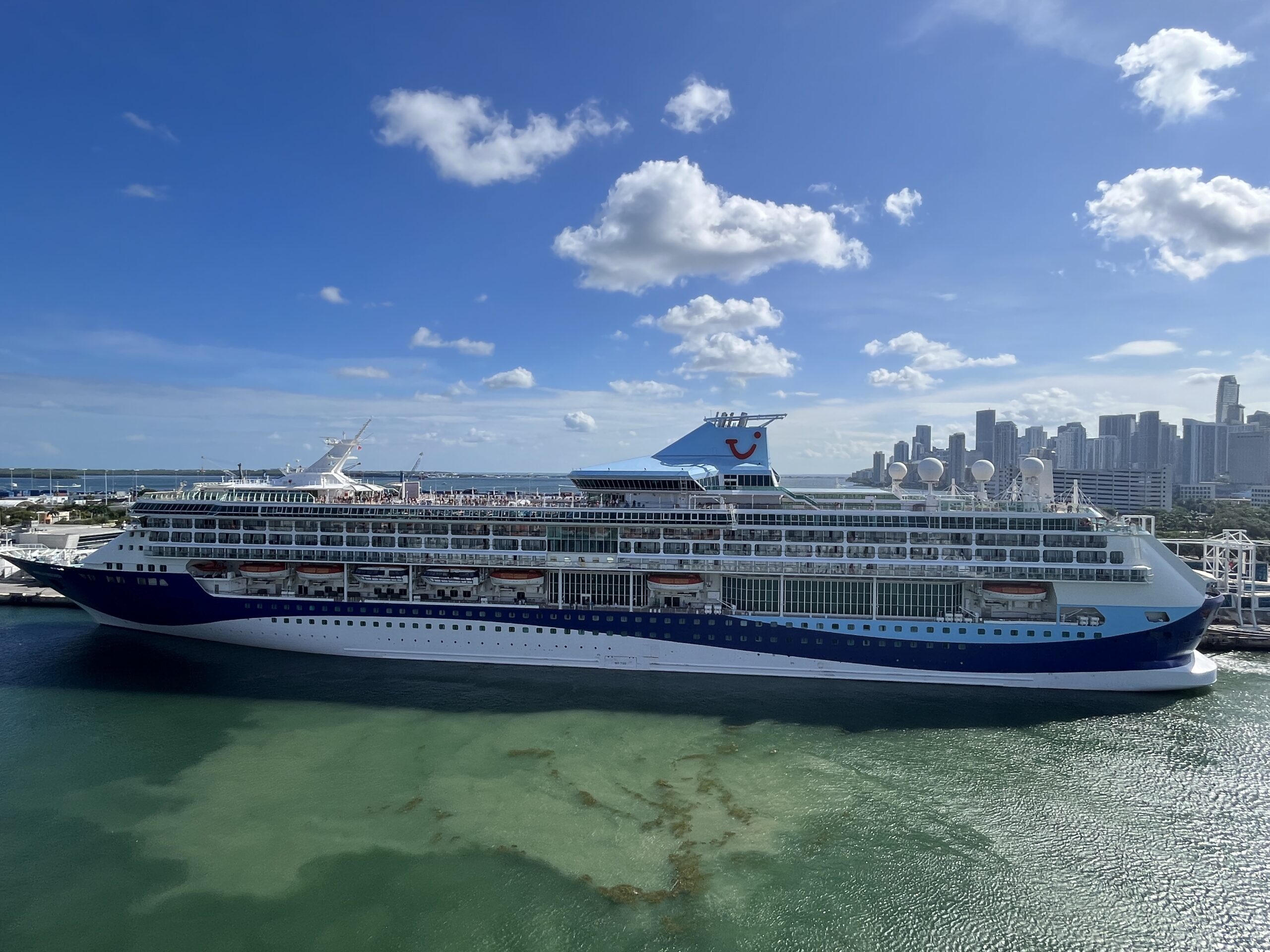 TUI Cruises Marella Discovery at PortMiami on September 2, 2023 