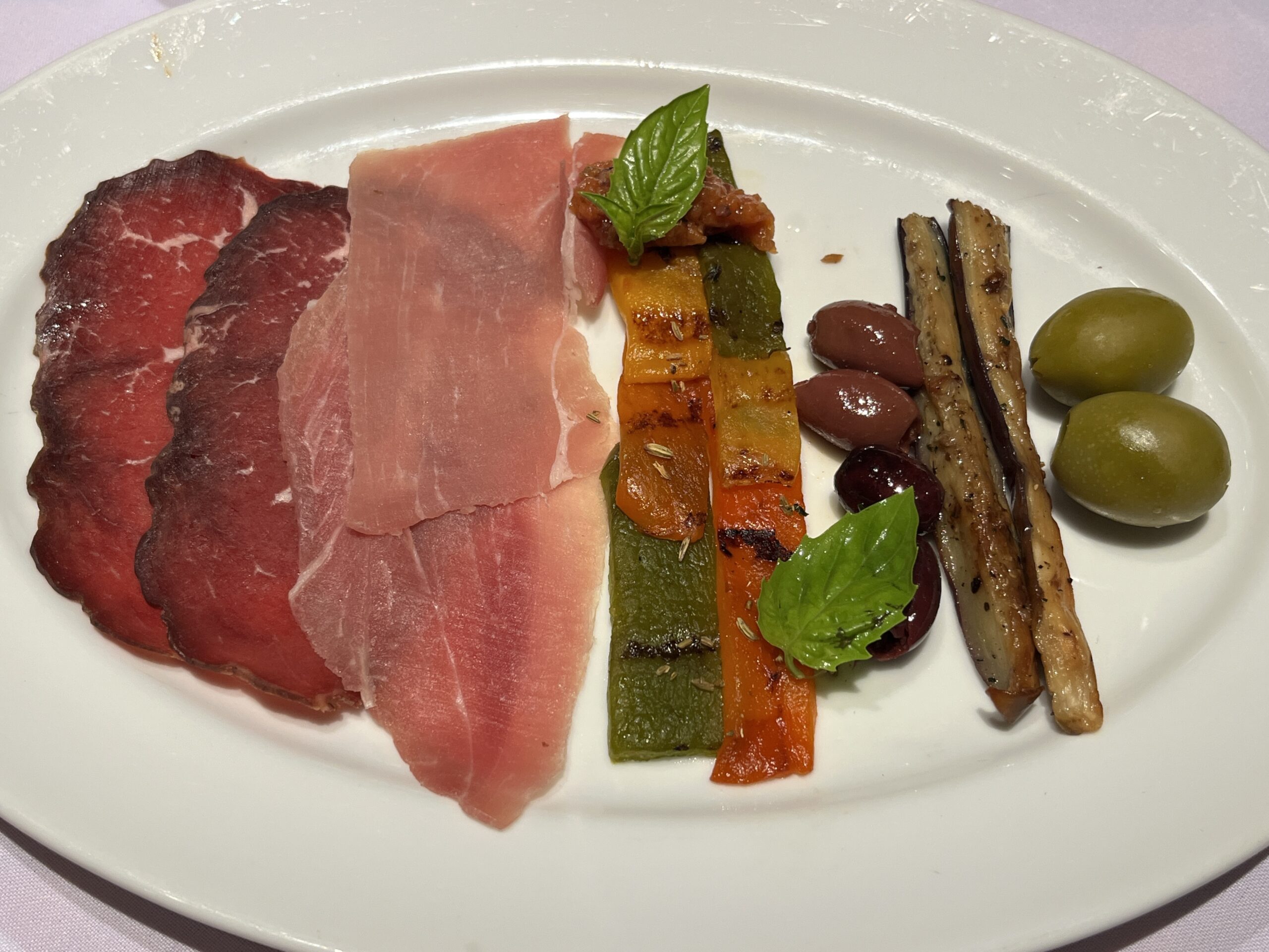 Anitpasti from Cucina del Capitano on Carnival Horizon