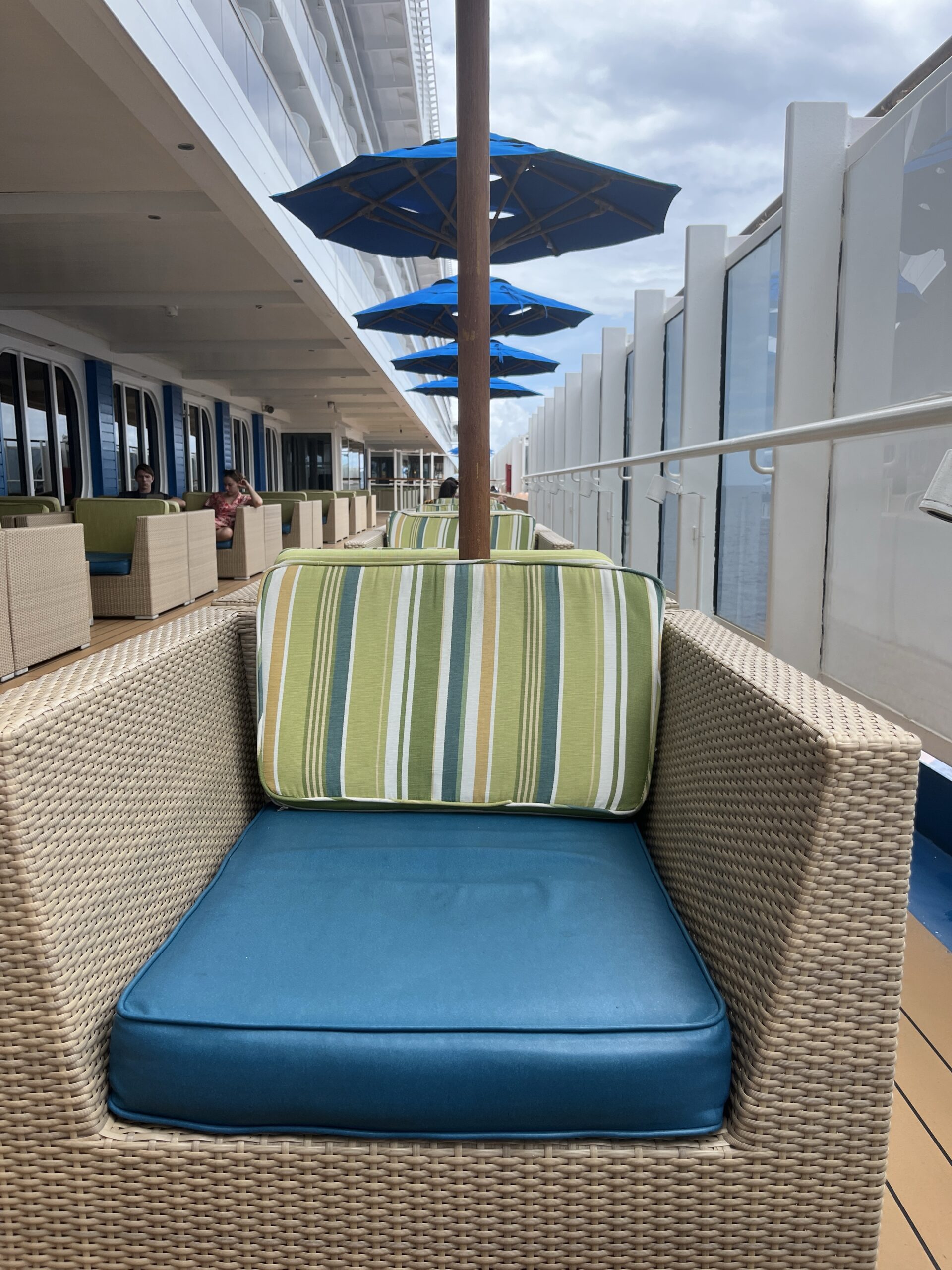 Seating like this can be found throughout Deck 5 on Carnival Horizon