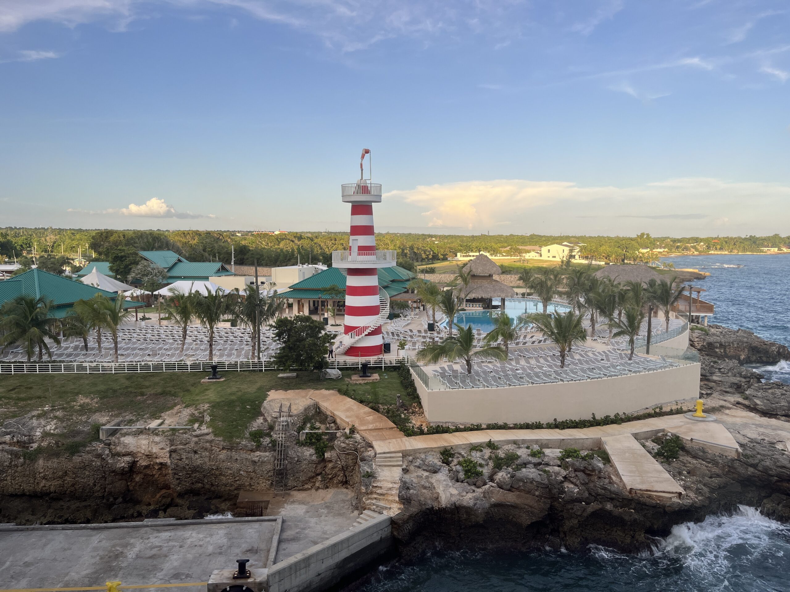 An overhead look at La Romana in the Dominican Republic