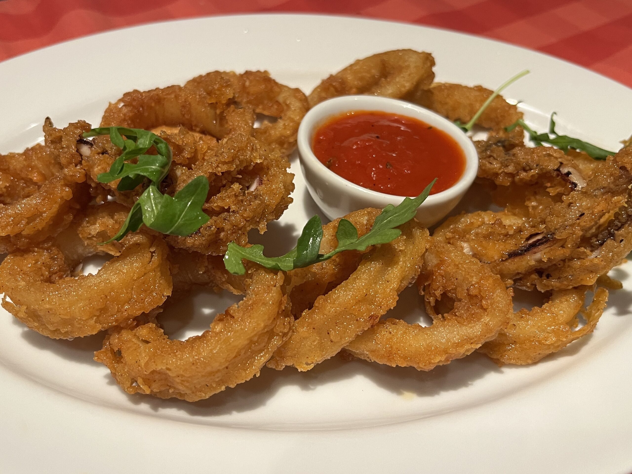 Calamari from Cucina del Capitano on Carnival Horizon