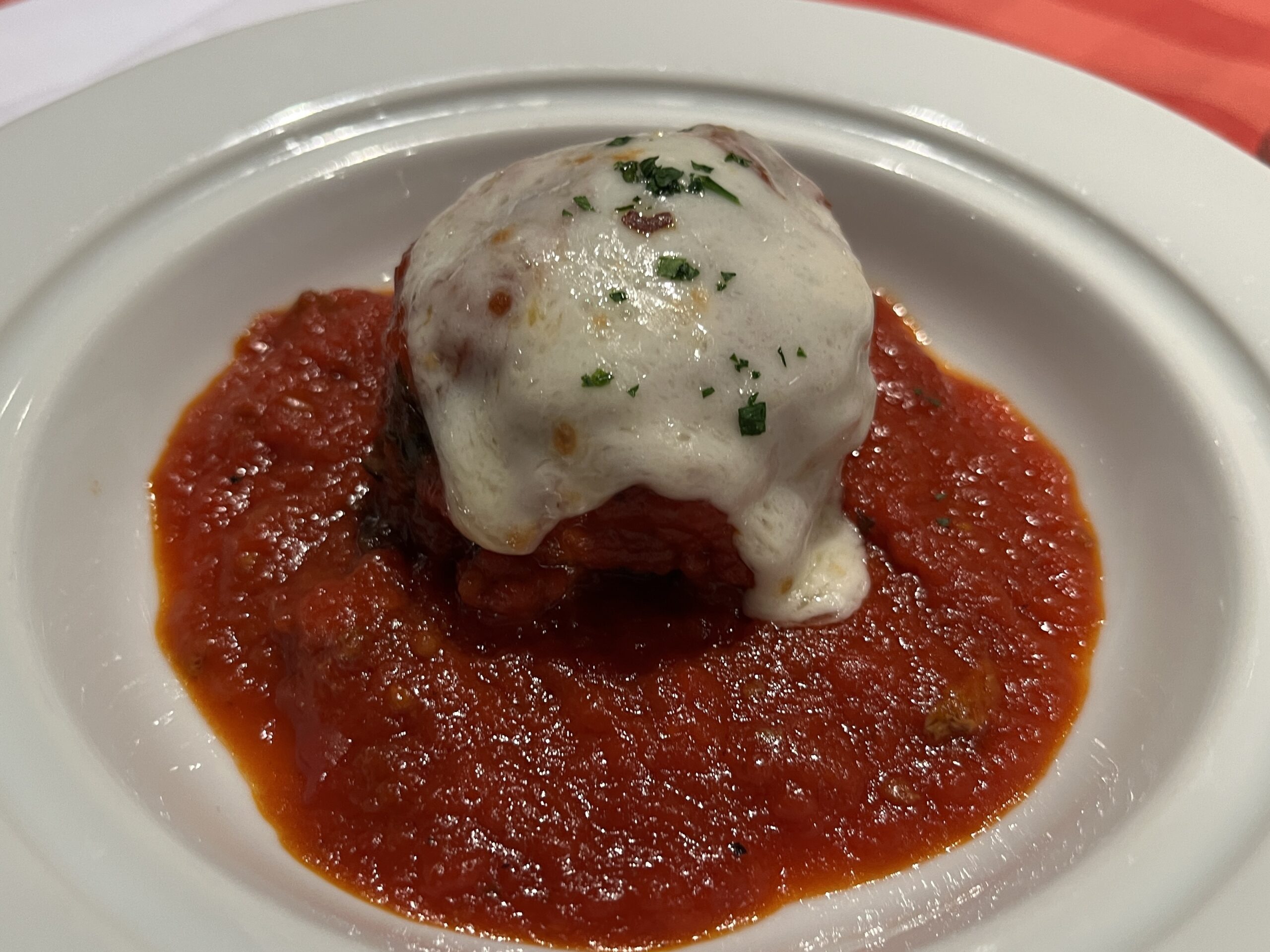 Nonna's Meatball from Cucina del Capitano on Carnival Horizon