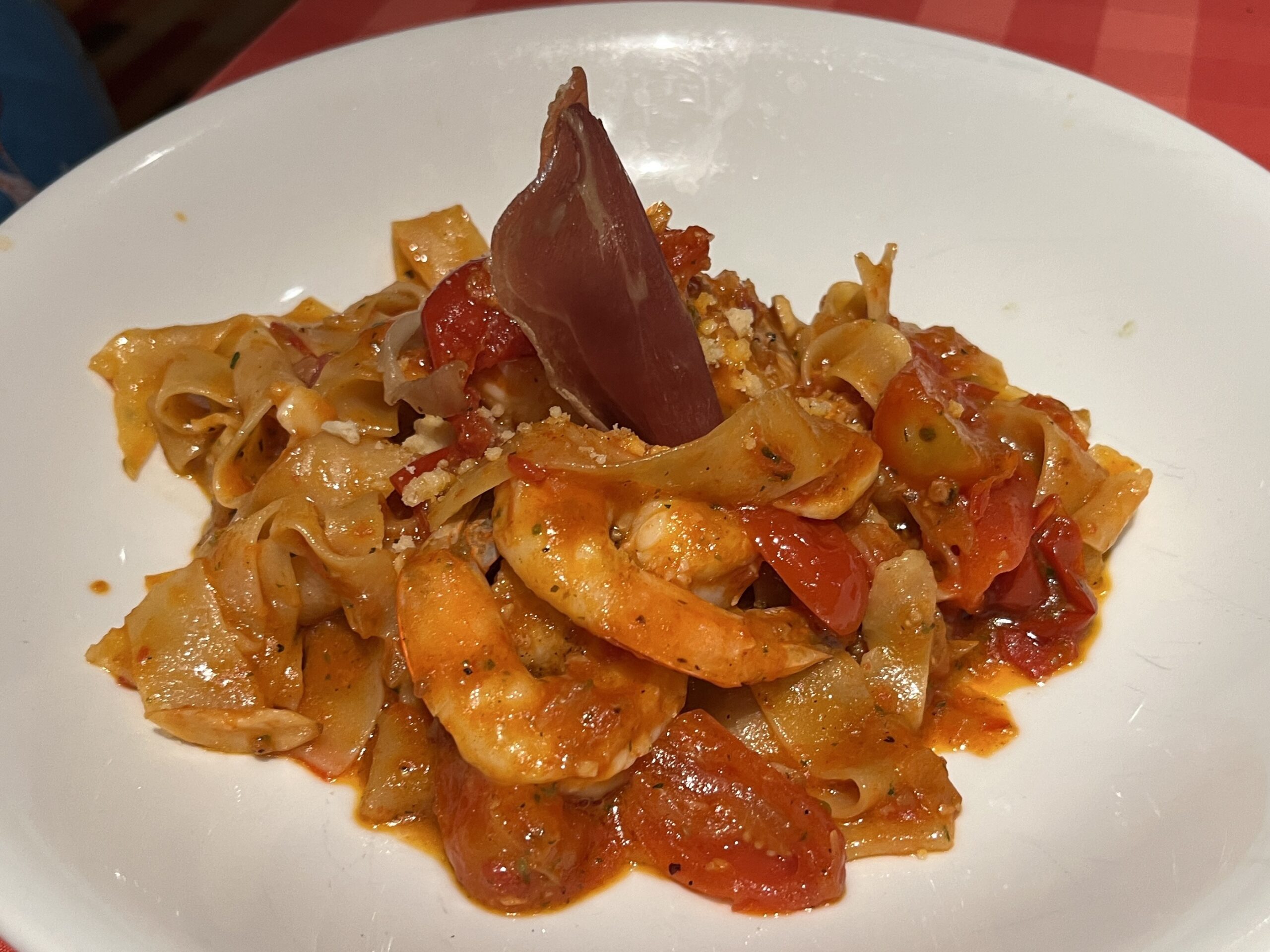 Pappardelle from Cucina del Capitano on Carnival Horizon