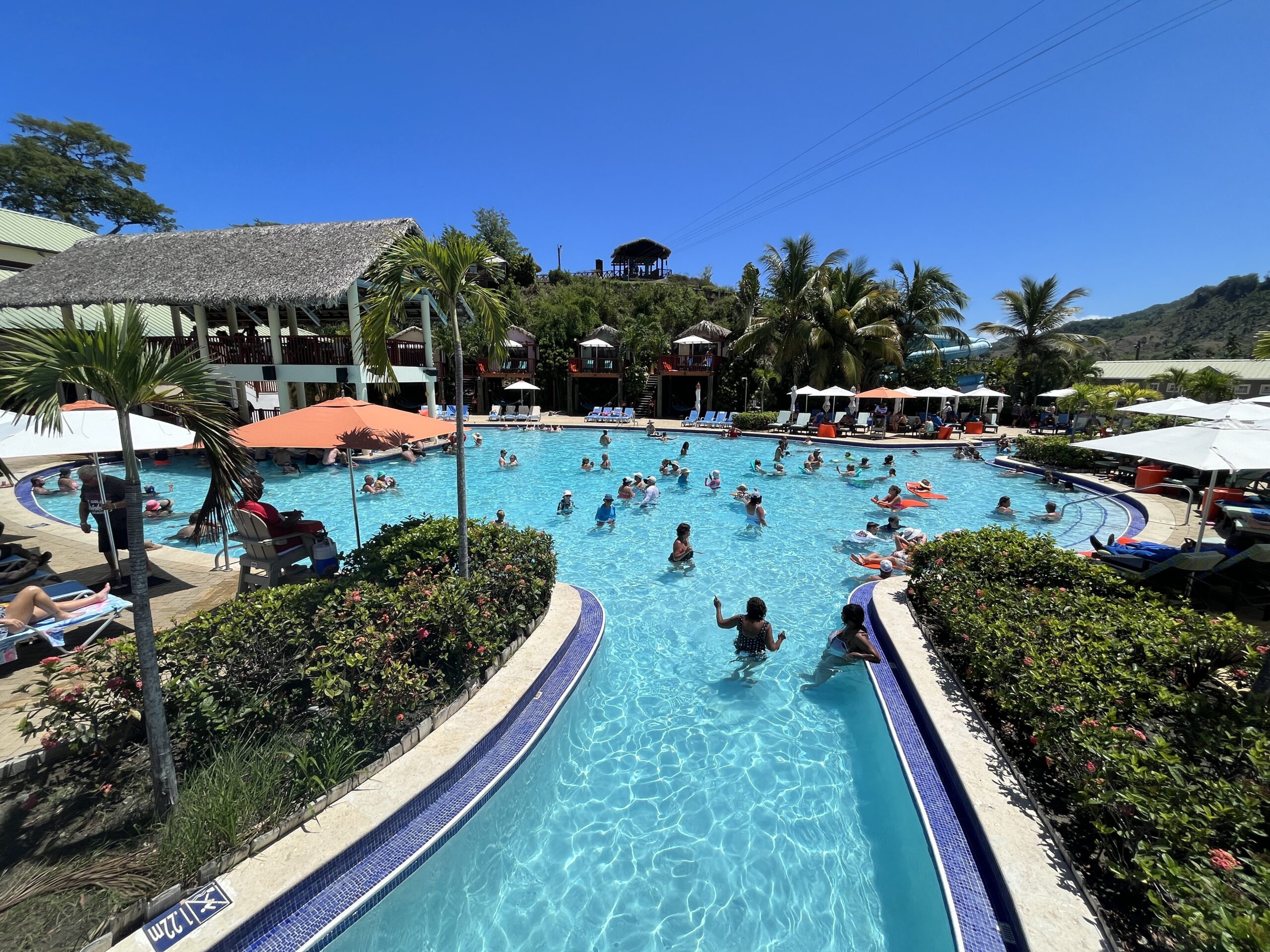 Pool area at Amber Cove in the Dominican Republic