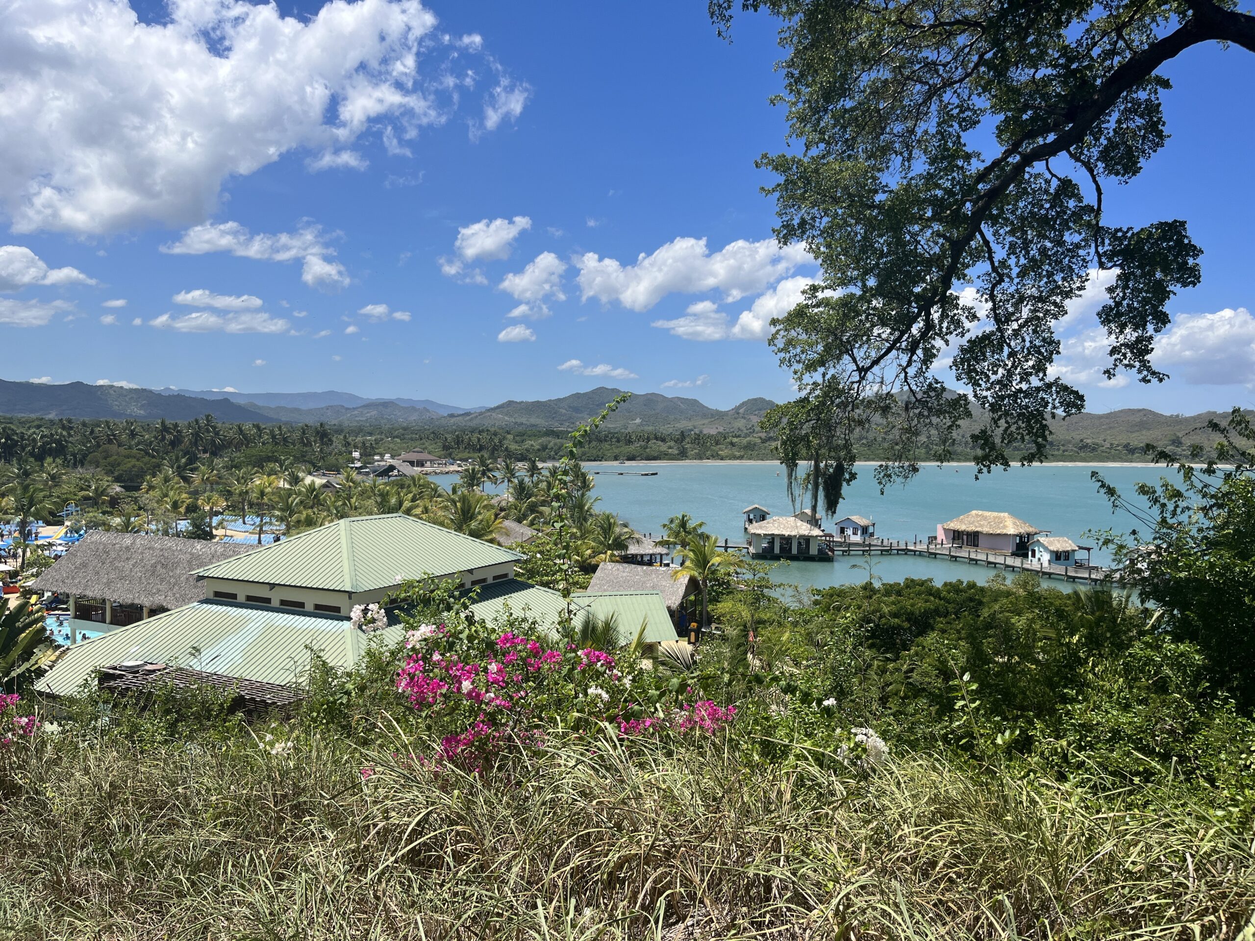 The overlook at Amber Cove offers some great views of the port