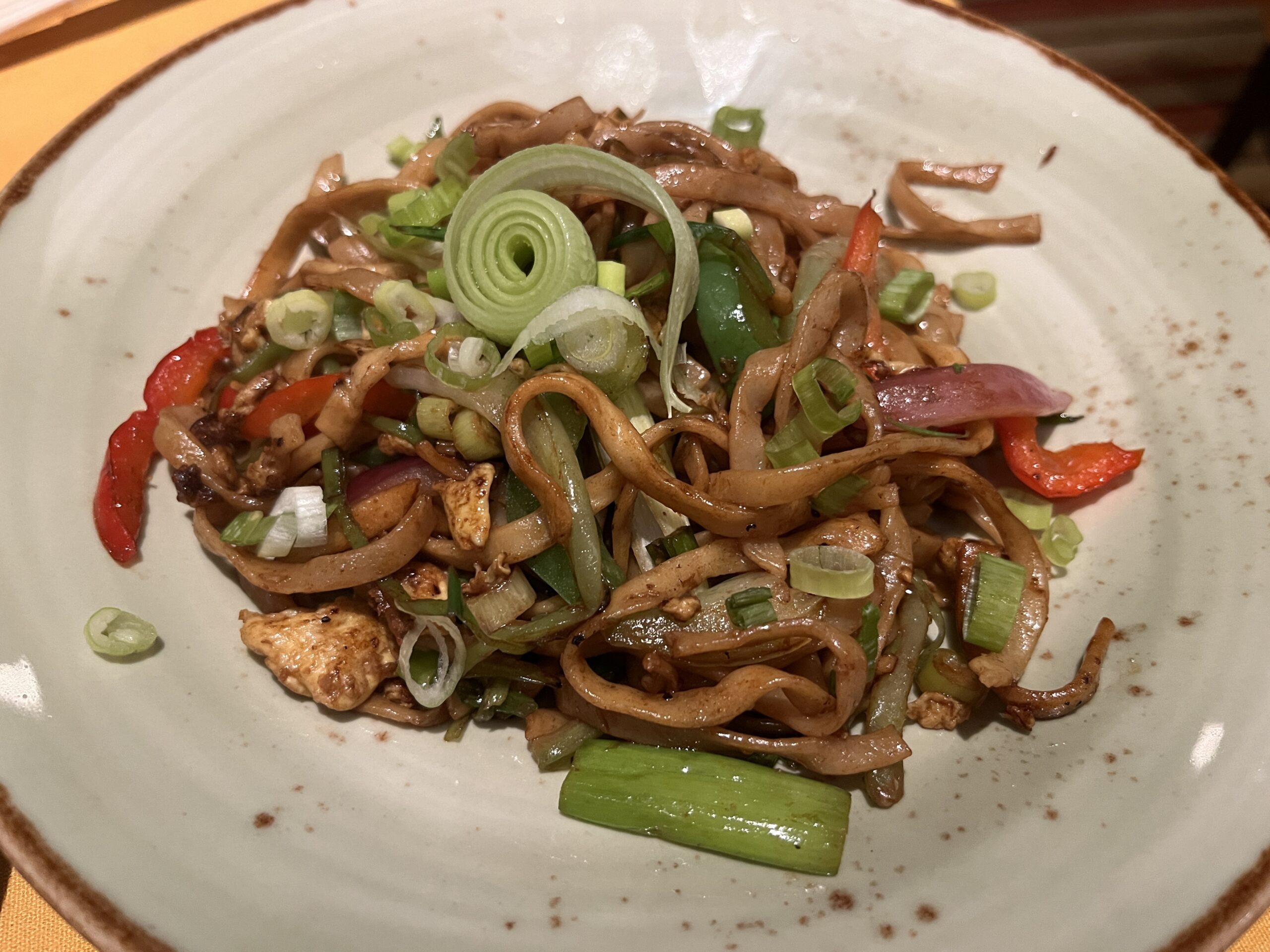 Wide Noodles from Ji Ji Asian Bistro on Carnival Horizon