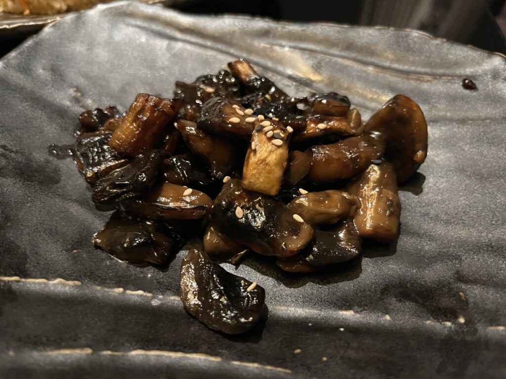 Mushrooms from Tamarind on Holland America's Rotterdam