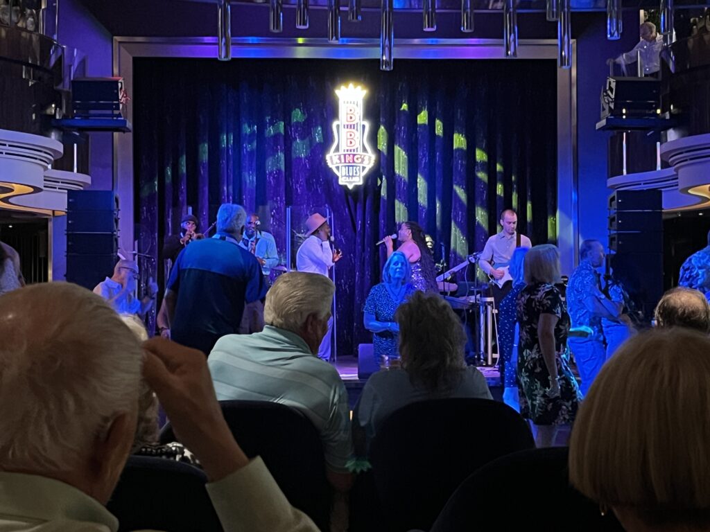 B.B. King's Blues Club on Holland America's Rotterdam