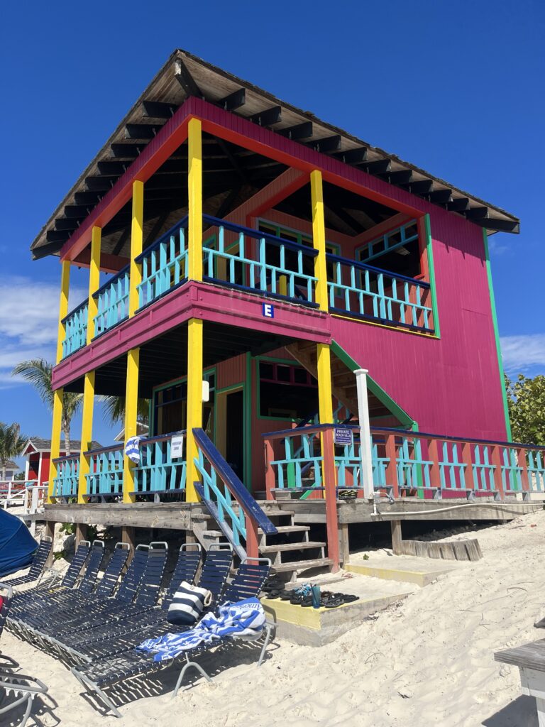 A family cabana on Half Moon Cay