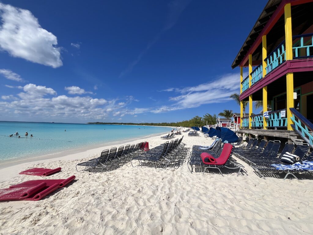 A look at the beach at Half Moon Cay