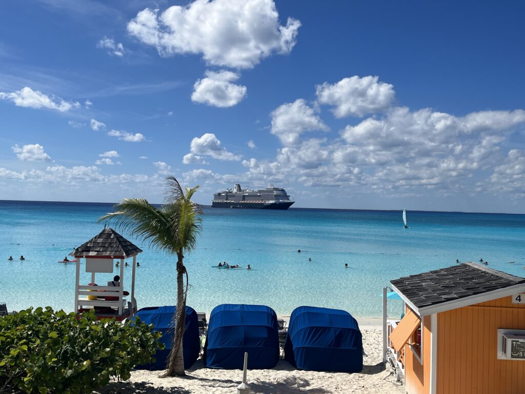 A look at the beach at Half Moon Cay