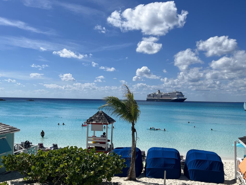 A look at the beach at Half Moon Cay