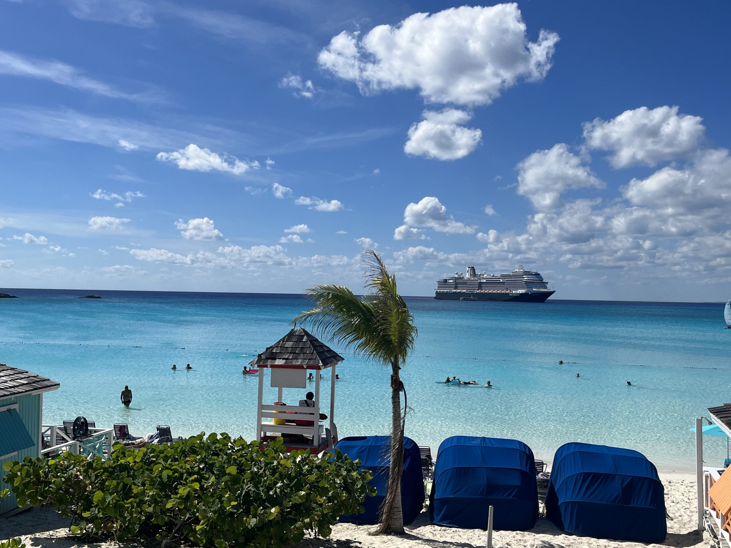 A look at the beach at Half Moon Cay