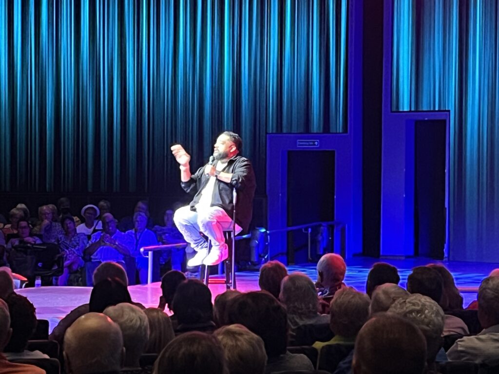 Comedian Cisco Duran on Holland America's Rotterdam