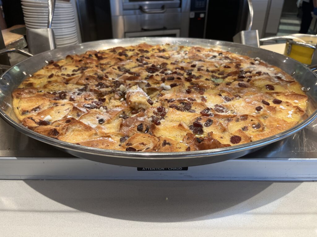 Bread Pudding from the Lido Market on Holland America's Rotterdam