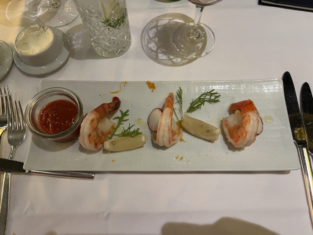 Shrimp Cocktail from Pinnacle Grill on Holland America's Rotterdam