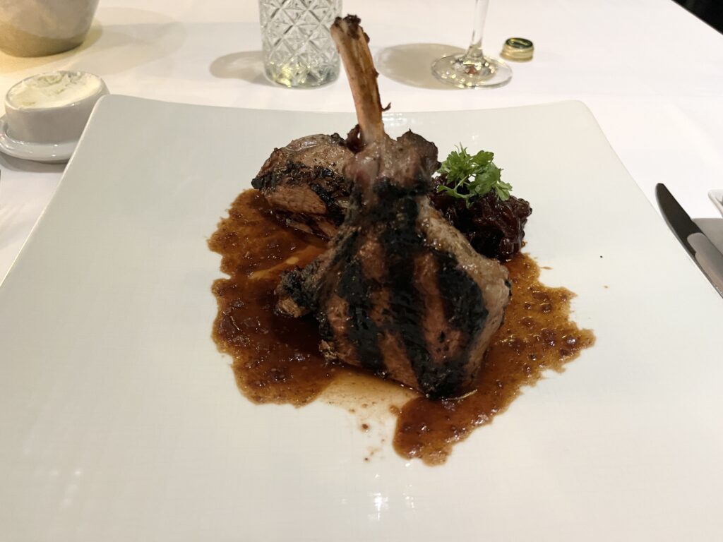 Pork Chop from Pinnacle Grill on Holland America's Rotterdam