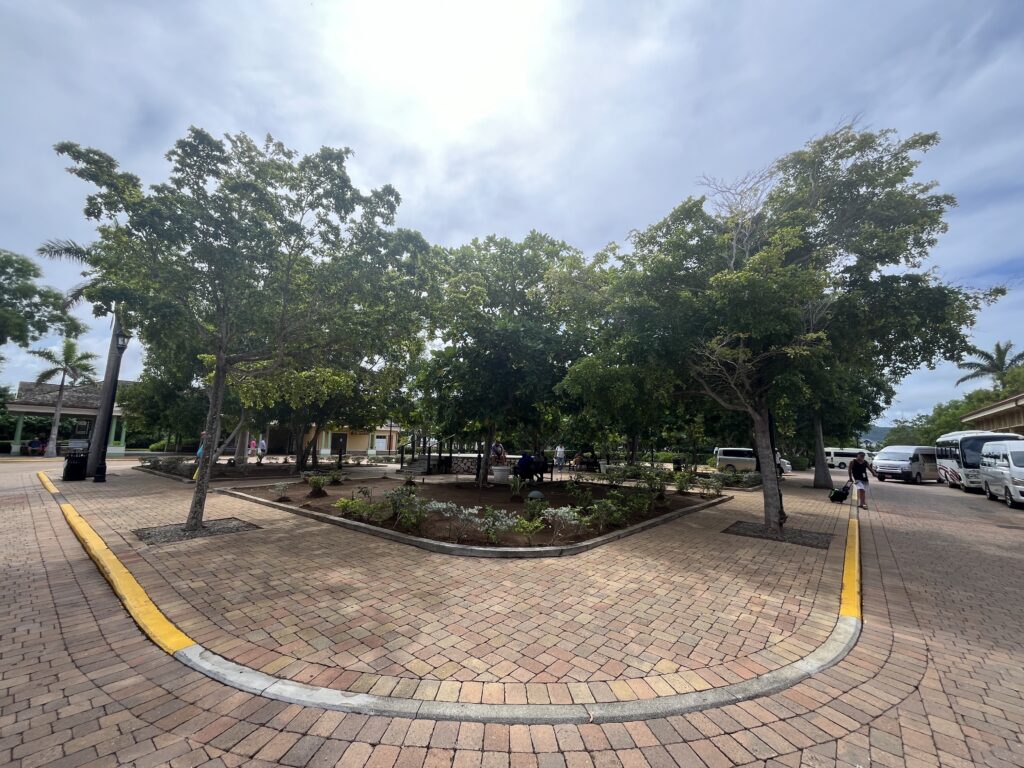 Shopping area at the port in Falmouth, Jamaica