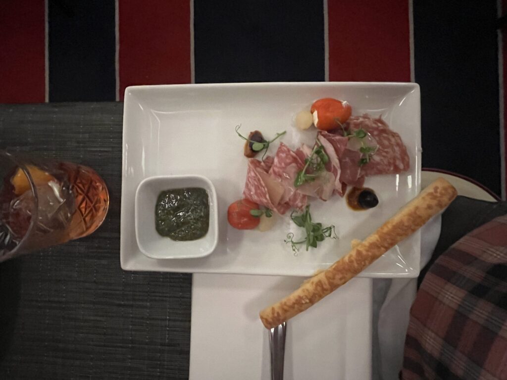 Antipasto Plate from Canaletto on Holland America's Rotterdam