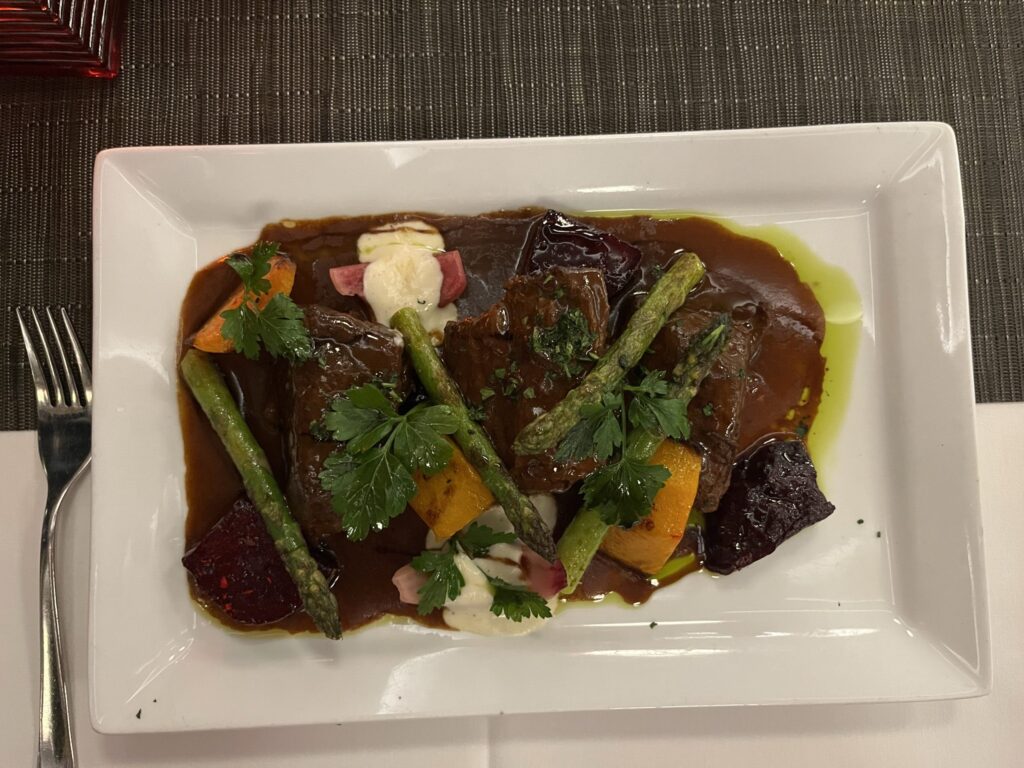 Beef Short RIbs from Canaletto on Holland America's Rotterdam