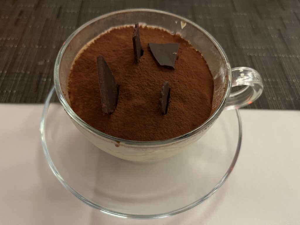 Tiramisu from Canaletto on Holland America's Rotterdam