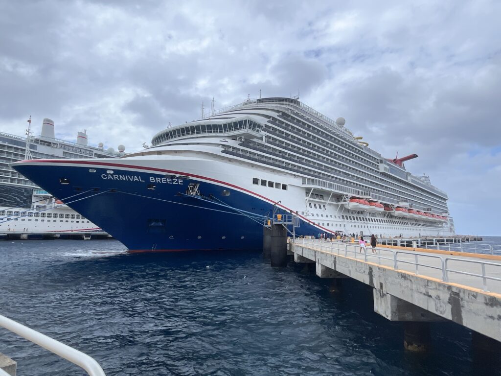 Carnival Breeze in Cozumel, Mexico