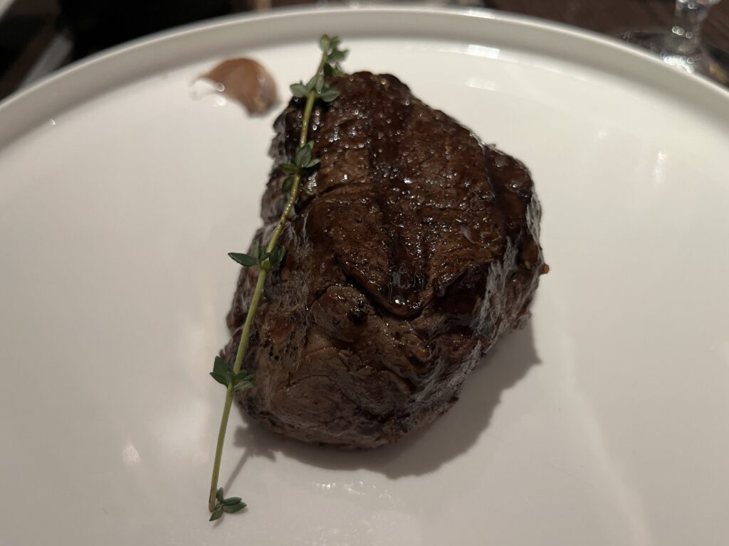 9oz Filet from Fahrenheit 555 on Carnival's Mardi Gras