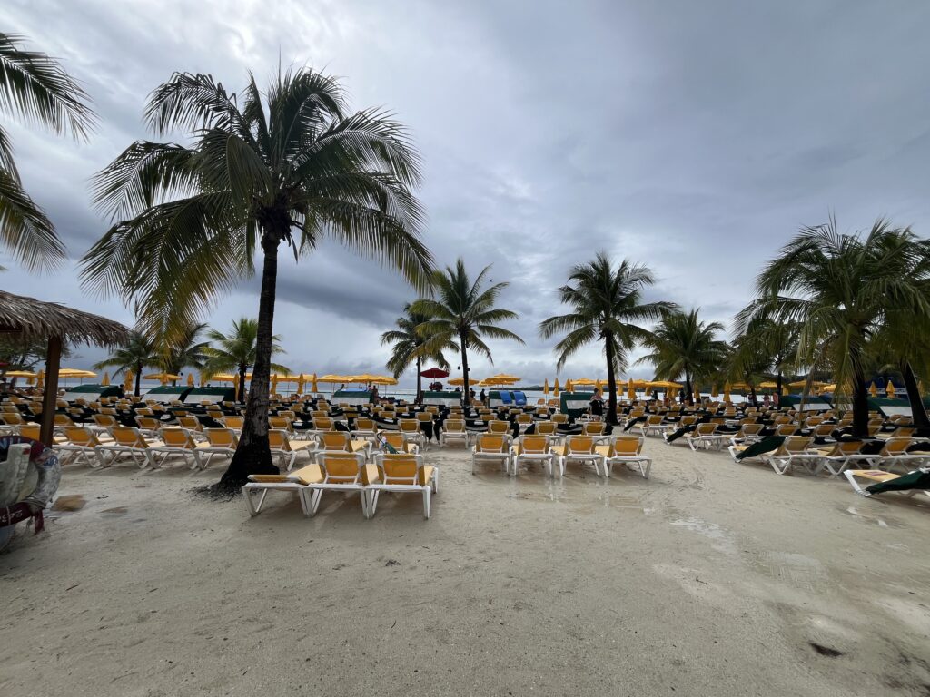 The beach at Mahogany Bay