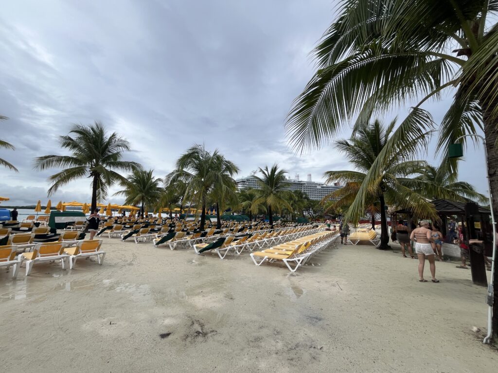 The beach at Mahogany Bay