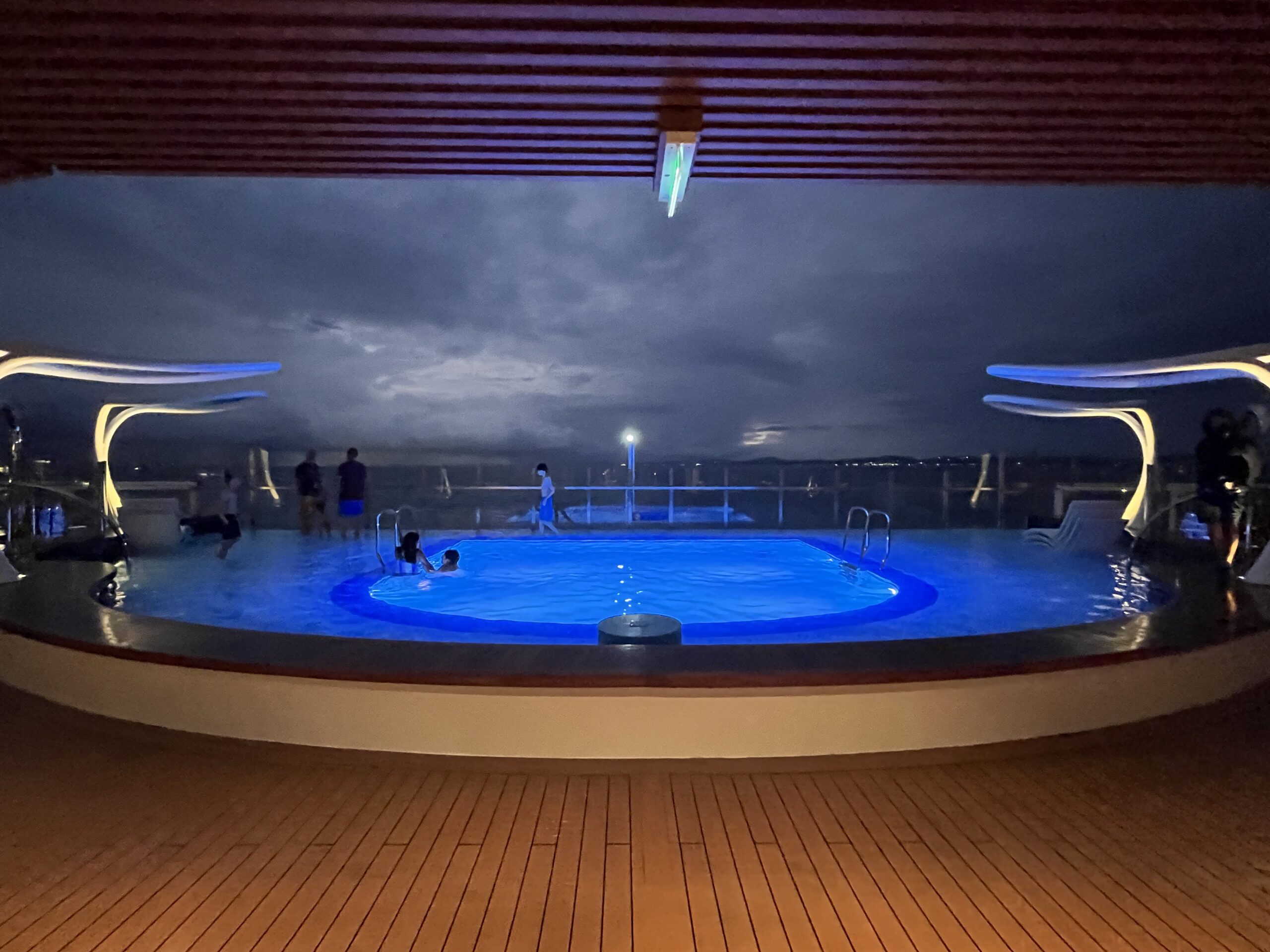 Patio Pool on Carnival Celebration