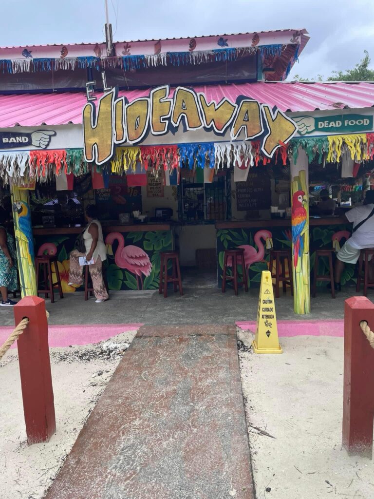 One of several restaurants at Mahogany Bay