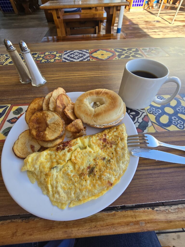 Breakfast on the Carnival Paradise