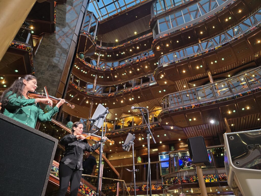 Atrium Bar on the Carnival Paradise