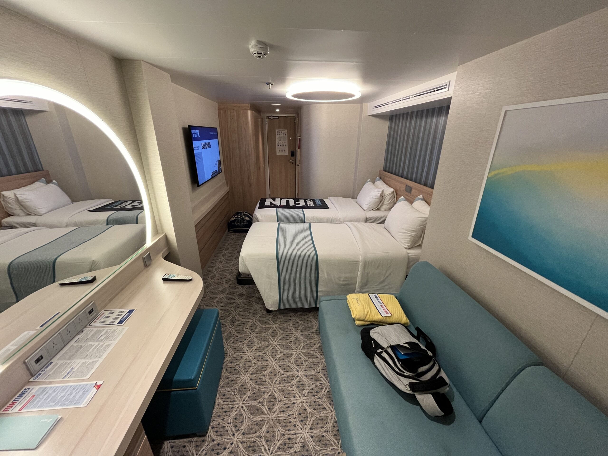 Interior Spa Stateroom 17212 on Carnival Celebration