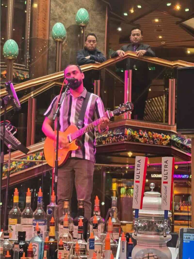 Atrium Bar on Carnival Paradise