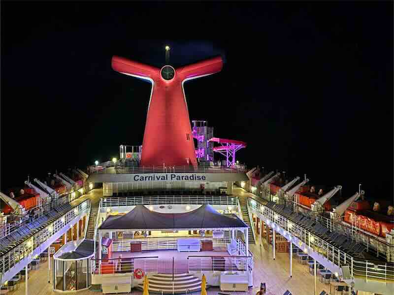 Carnival Paradise at Night